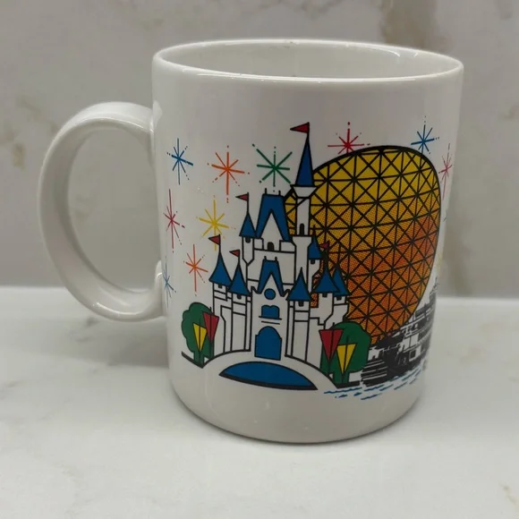 Vintage Disney Super Son Souvenir Walt Disney World Ceramic Coffee Mug 1980's - Picture 2 of 6